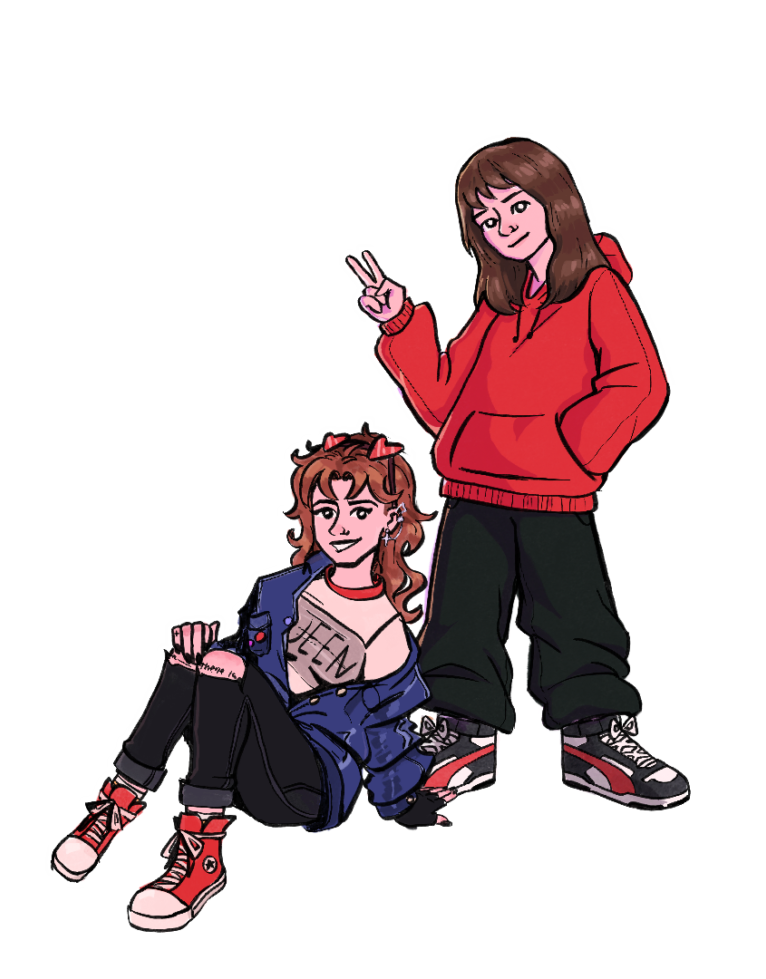 Lucía Aparicio y Matilda Batlle
